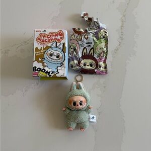 Labubu “Lafufu” Green Grape Exciting Macaron Bag Clip NEW